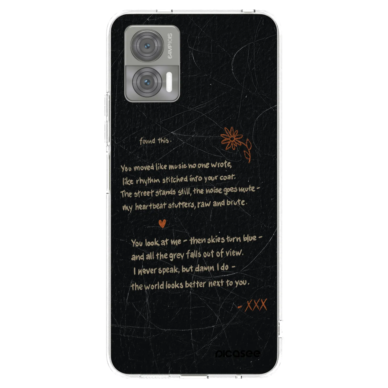 Picasee silikonowe przeźroczyste etui na Motorola Edge 30 Neo - POET
