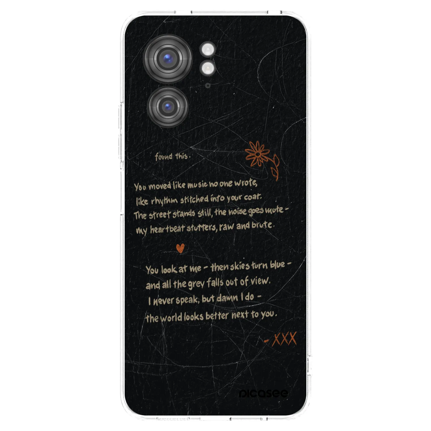 Picasee silikonowe przeźroczyste etui na Motorola Edge 40 - POET
