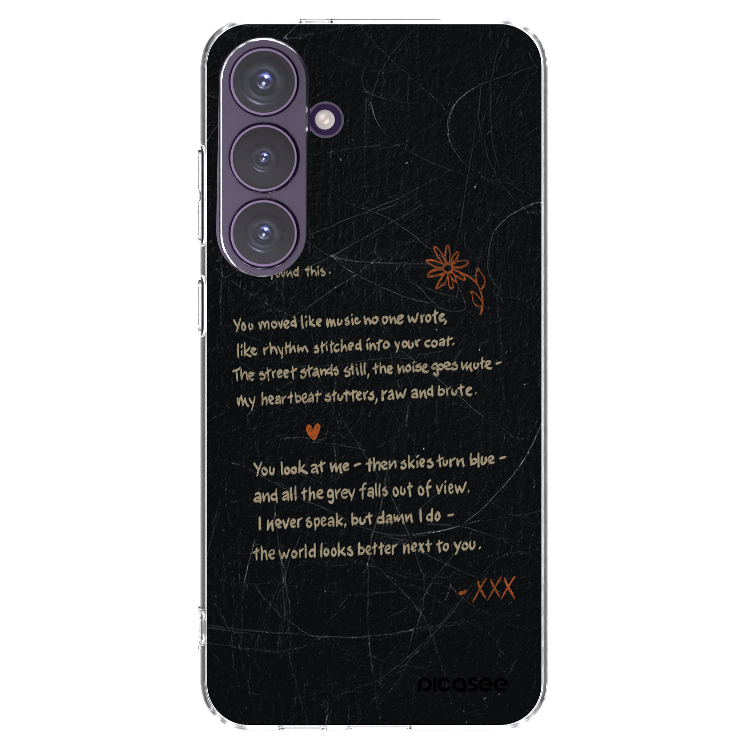 Picasee silikonowe przeźroczyste etui na Samsung Galaxy S24+ S926B 5G - POET