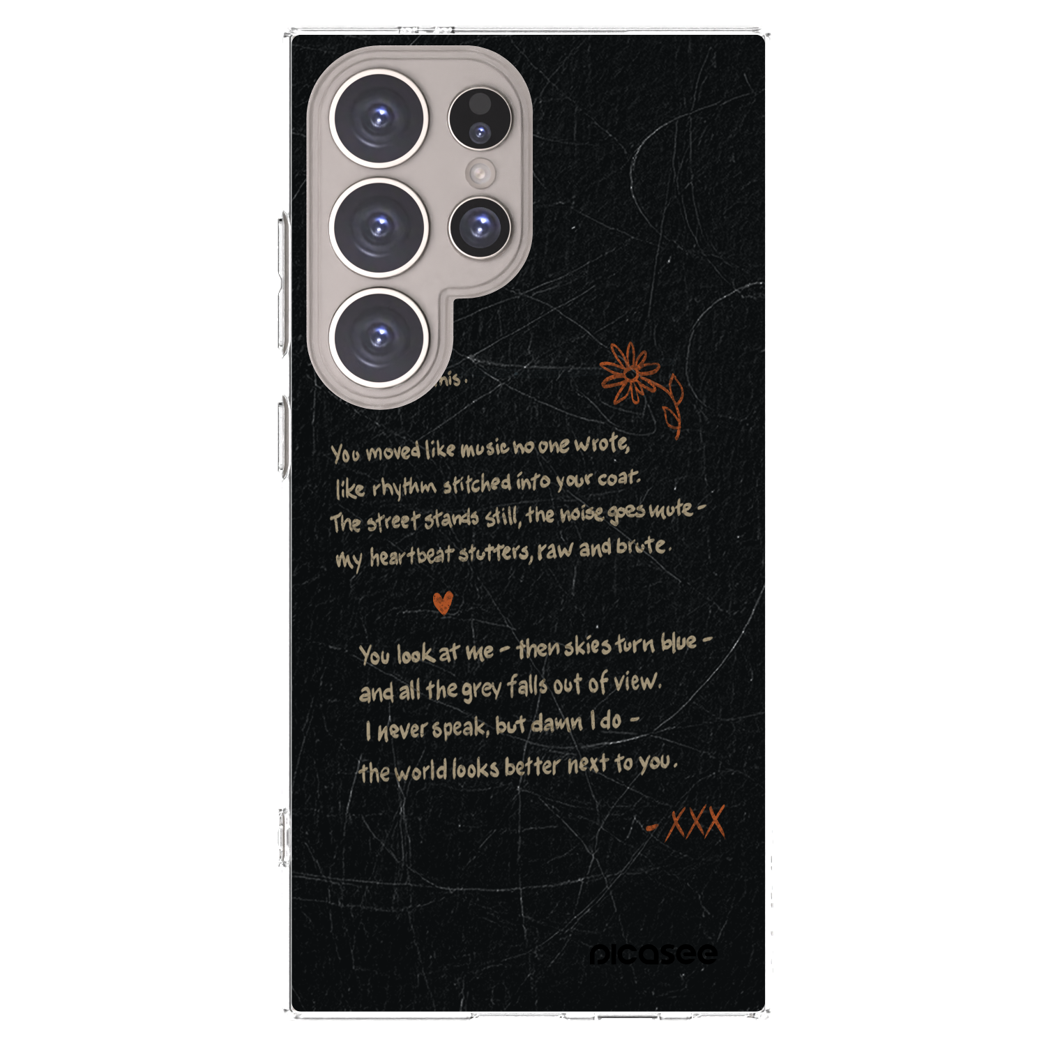 Picasee silikonowe przeźroczyste etui na Samsung Galaxy S24 Ultra S928B 5G - POET