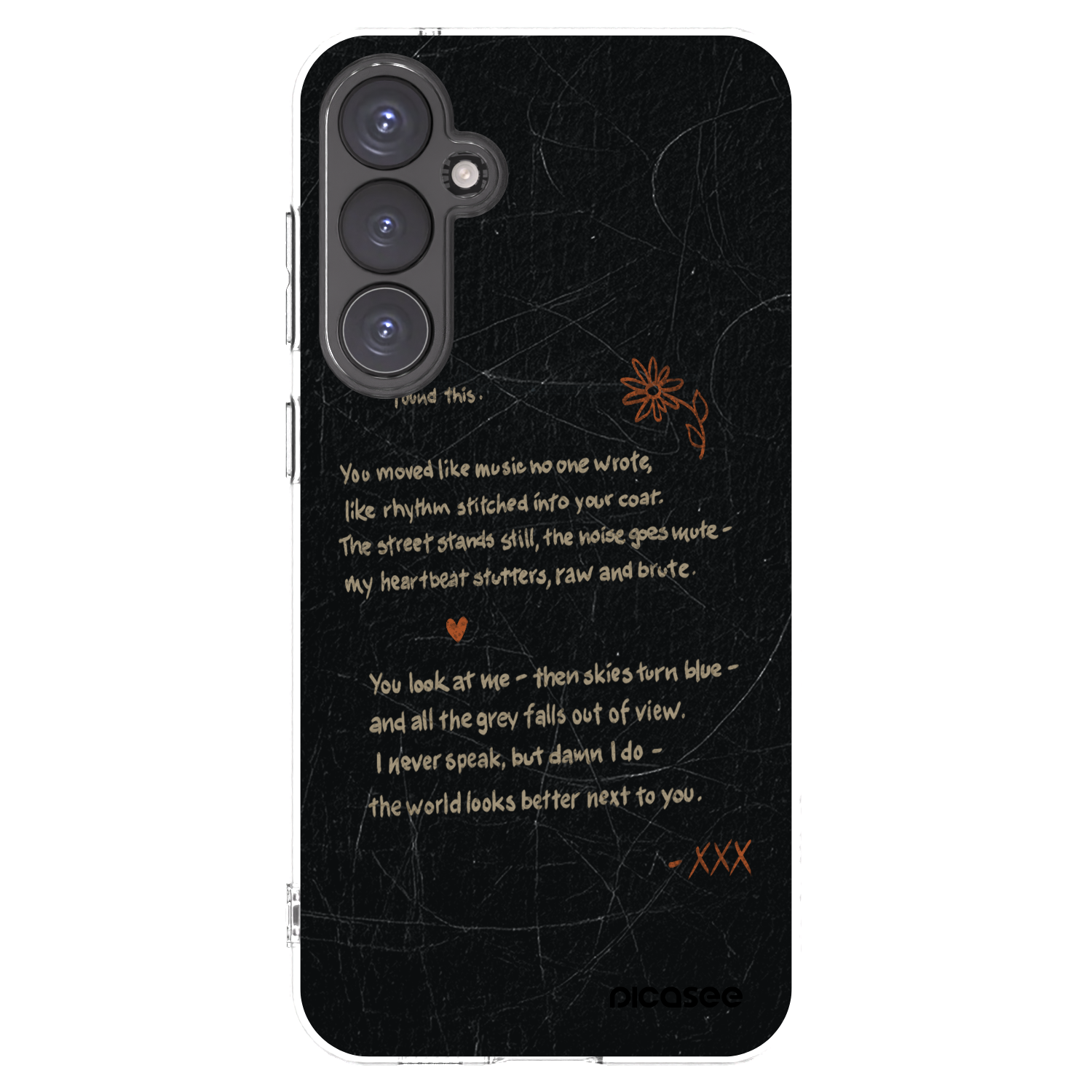 Picasee silikonowe przeźroczyste etui na Samsung Galaxy S23 FE S711B - POET