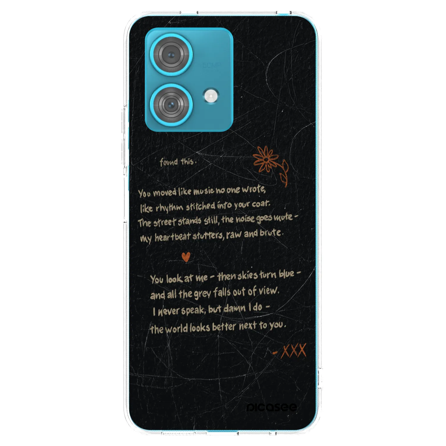 Picasee silikonowe przeźroczyste etui na Motorola Edge 40 Neo - POET