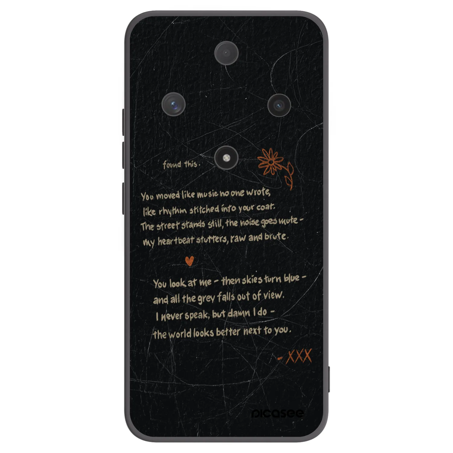 Picasee silikonowe czarne etui na Honor Magic6 Lite 5G - POET