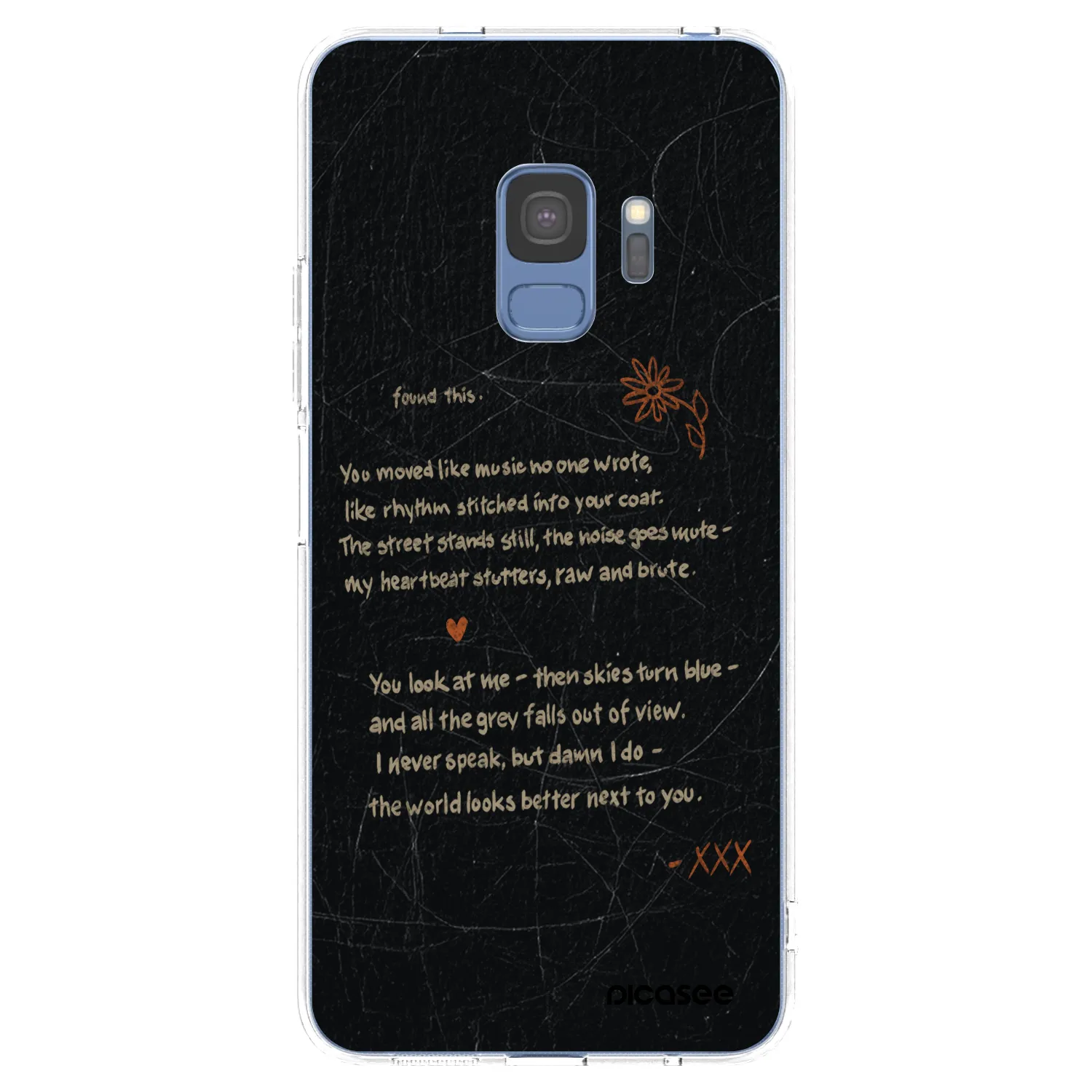 Picasee silikonowe przeźroczyste etui na Samsung Galaxy S9 G960F - POET