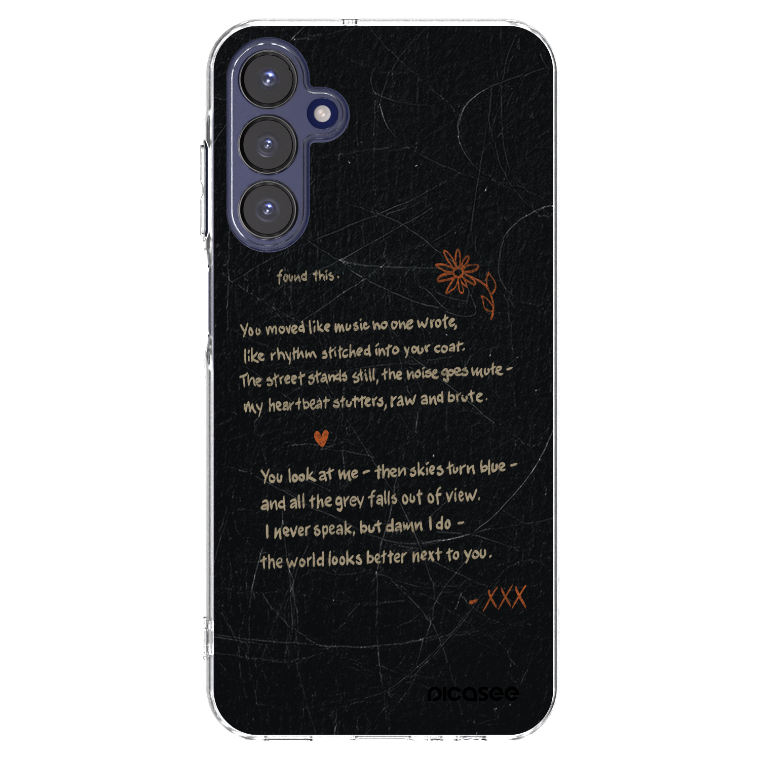 Picasee silikonowe przeźroczyste etui na Samsung Galaxy A15 A155F 4G - POET