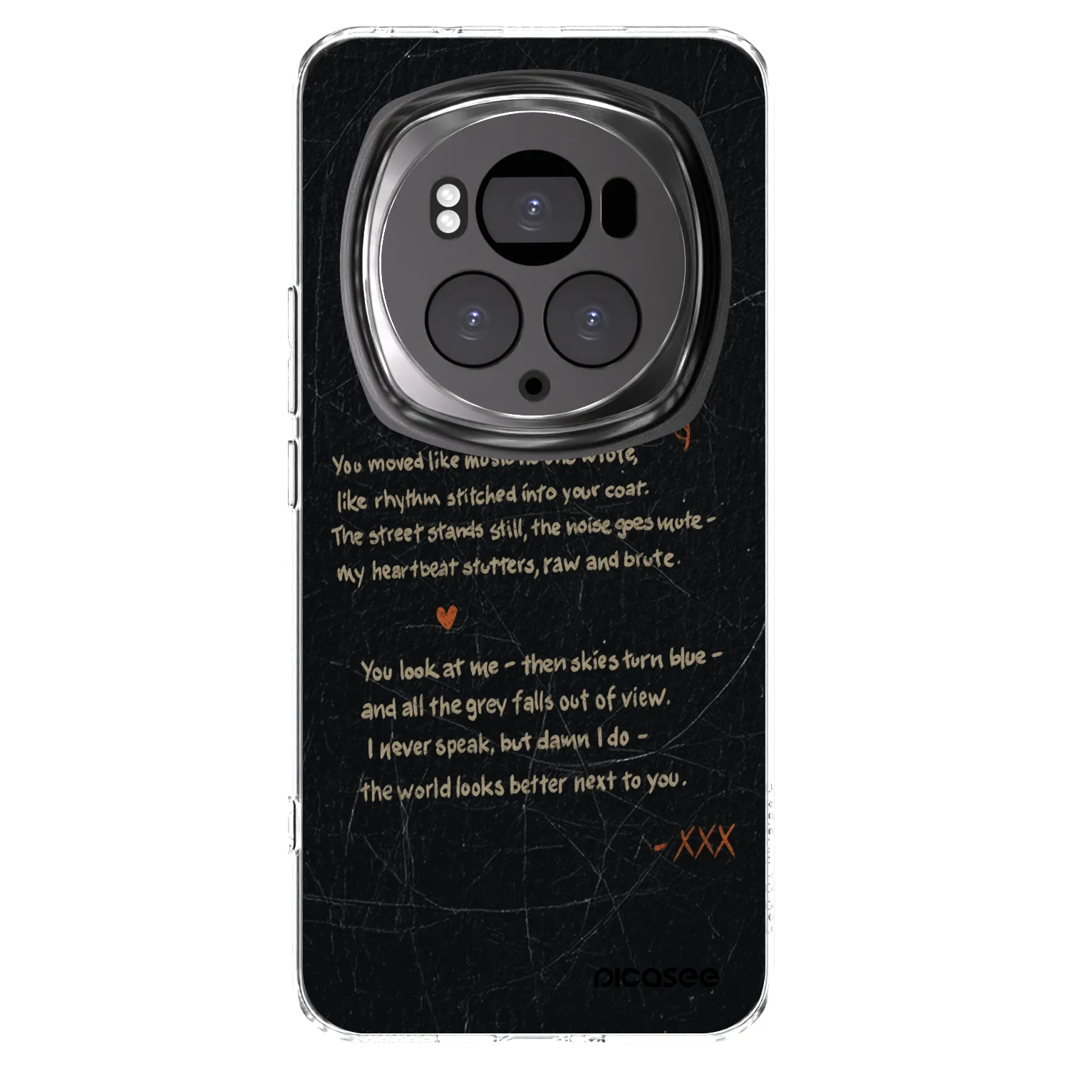 Picasee silikonowe przeźroczyste etui na Honor Magic6 Pro - POET