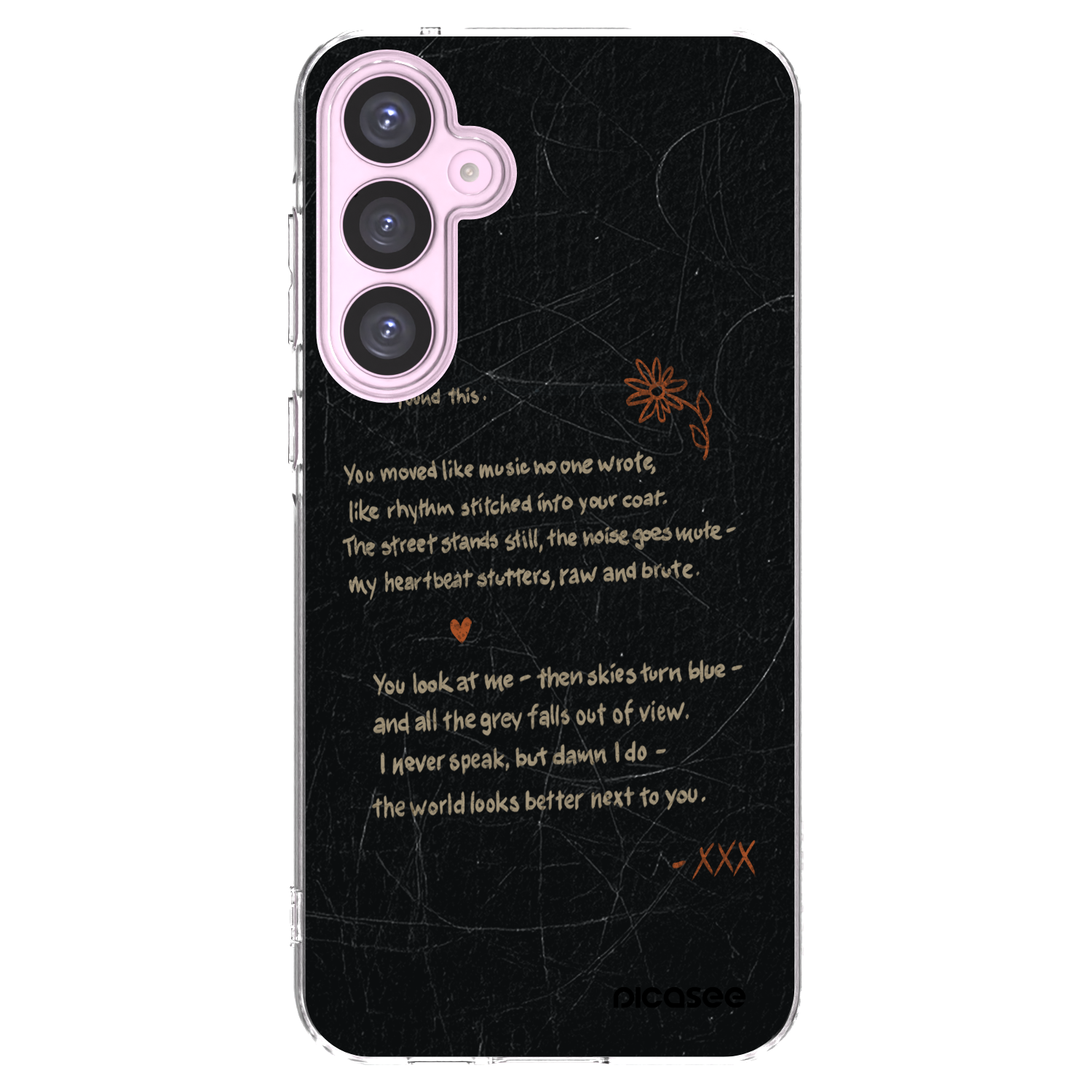 Picasee silikonowe przeźroczyste etui na Samsung Galaxy A55 5G A556B - POET