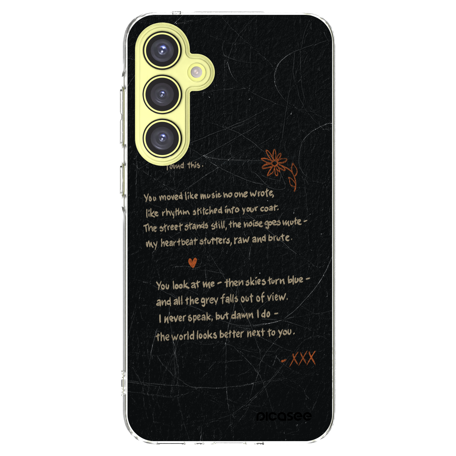 Picasee silikonowe przeźroczyste etui na Samsung Galaxy A35 5G A356B - POET