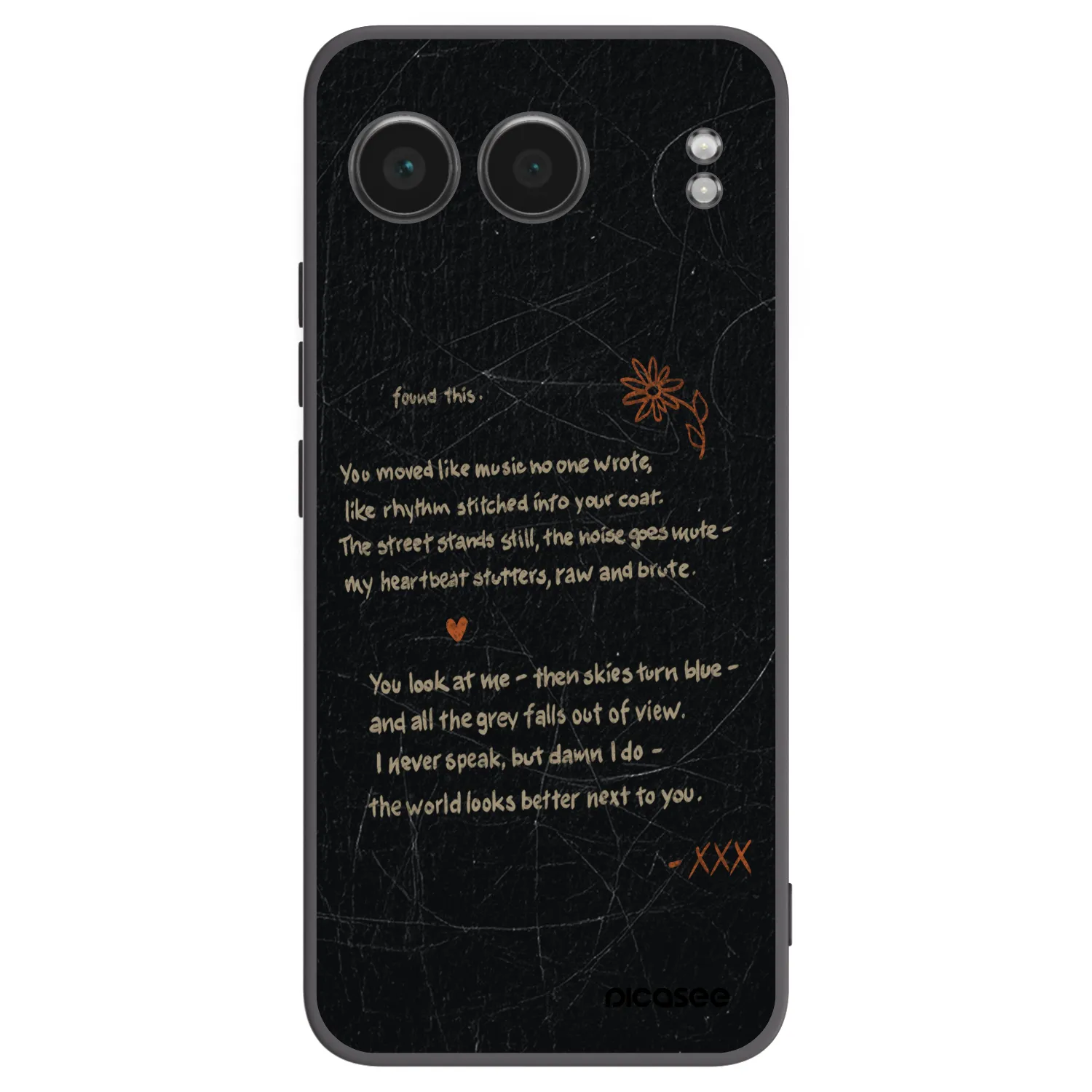 Picasee silikonowe czarne etui na OnePlus Nord 4 - POET