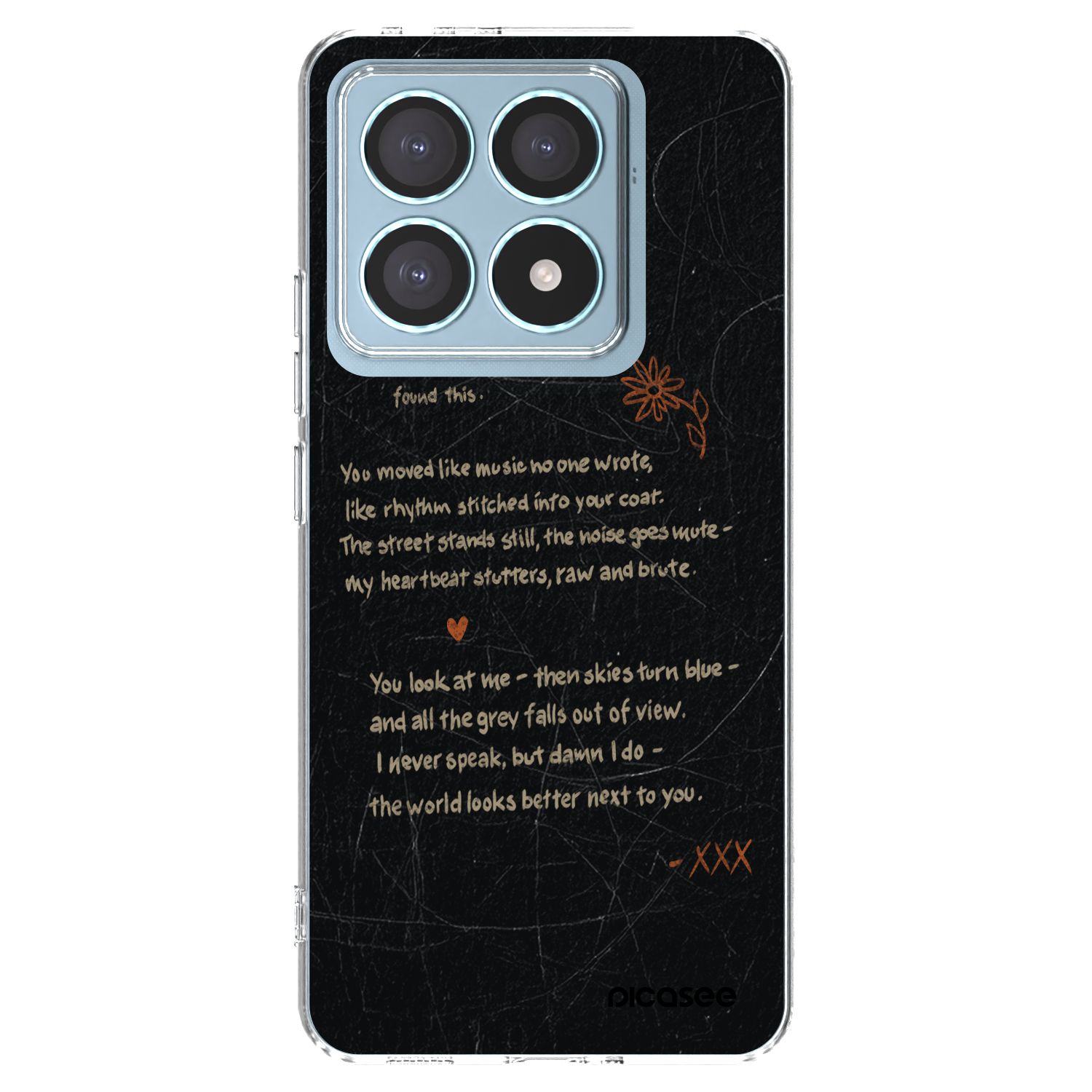 Picasee silikonowe przeźroczyste etui na Xiaomi 14T Pro - POET