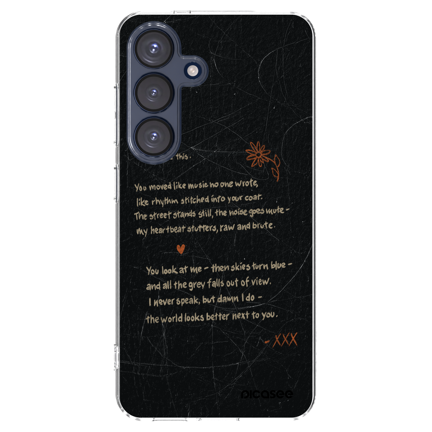 Picasee silikonowe przeźroczyste etui na Samsung Galaxy S25 5G - POET
