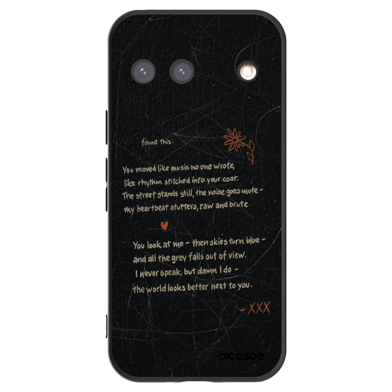 Picasee silikonowe czarne etui na Google Pixel 9 - POET