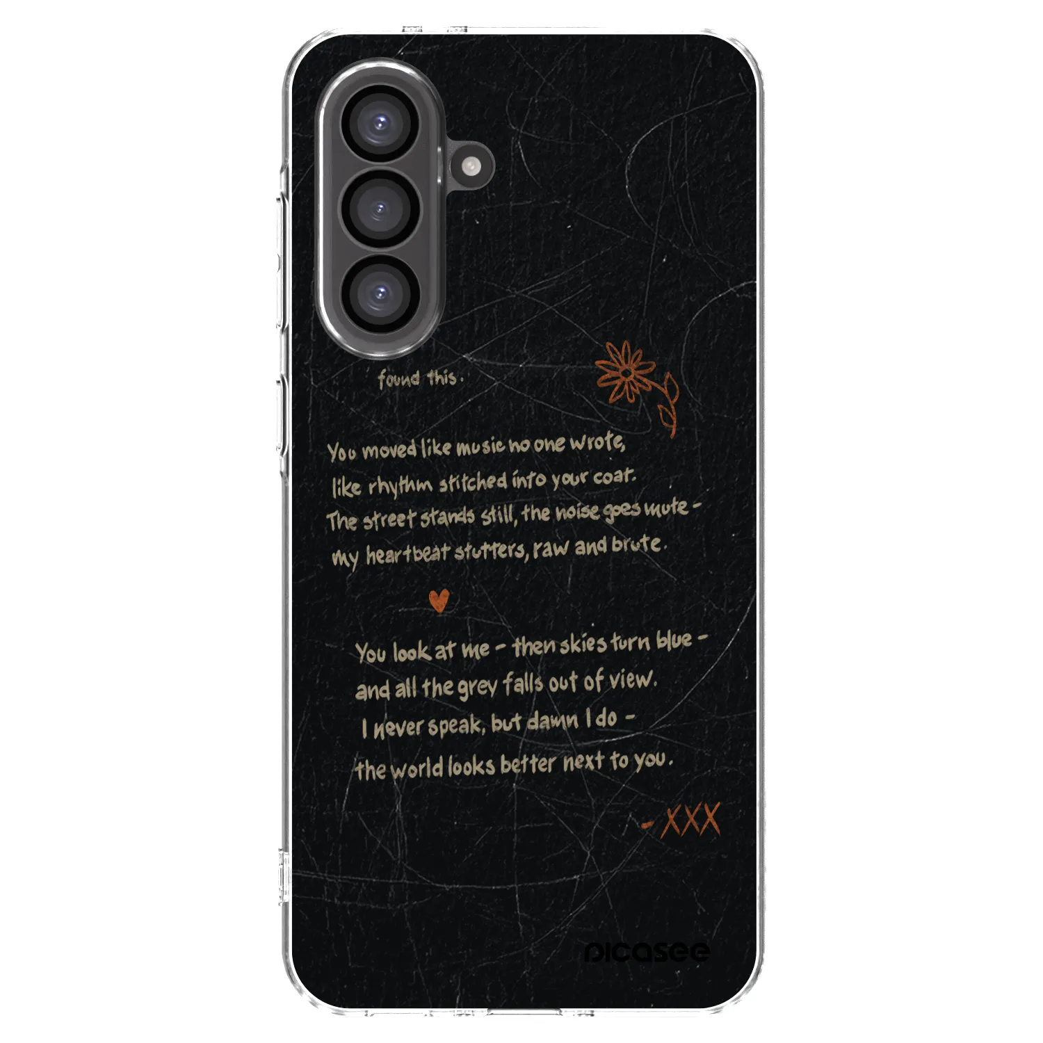 Picasee silikonowe przeźroczyste etui na Samsung Galaxy A56 5G A566B - POET