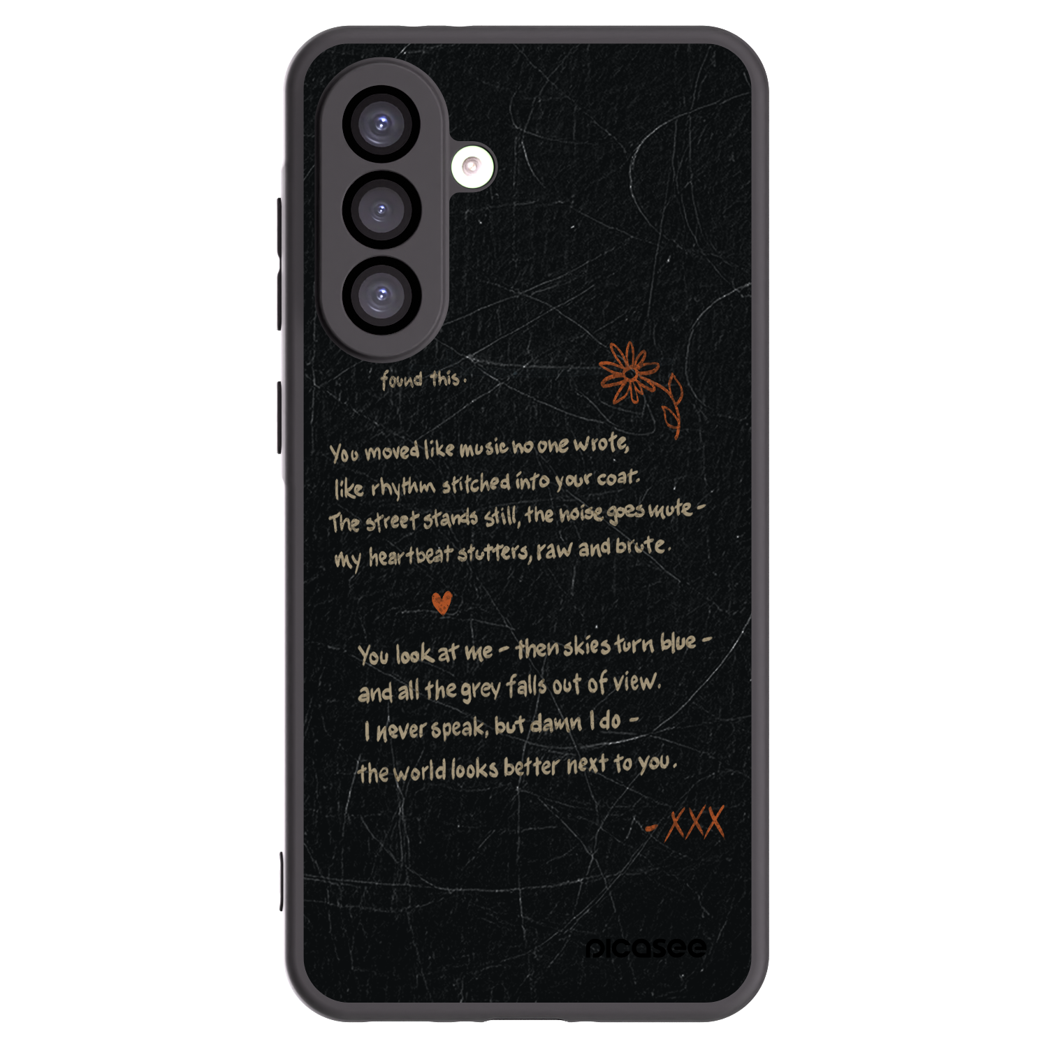 Picasee silikonowe czarne etui na Samsung Galaxy A26 5G A266B - POET