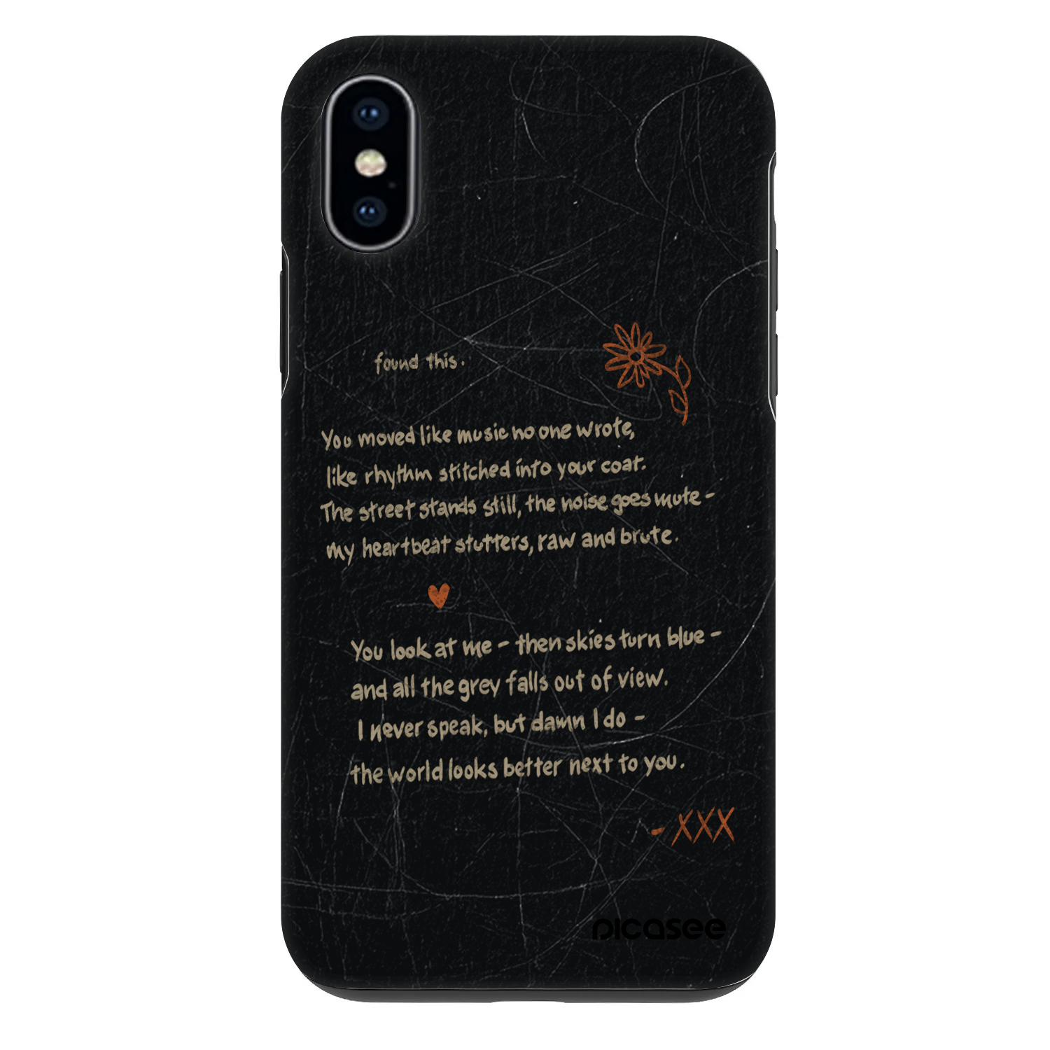 Picasee Fashion Case na Apple iPhone X/XS - POET
