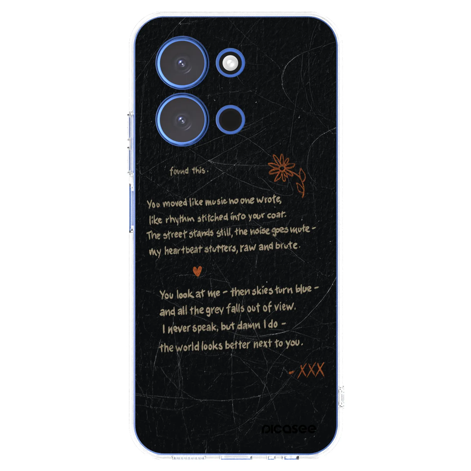 Picasee silikonowe przeźroczyste etui na Xiaomi Redmi 15C 4G - POET