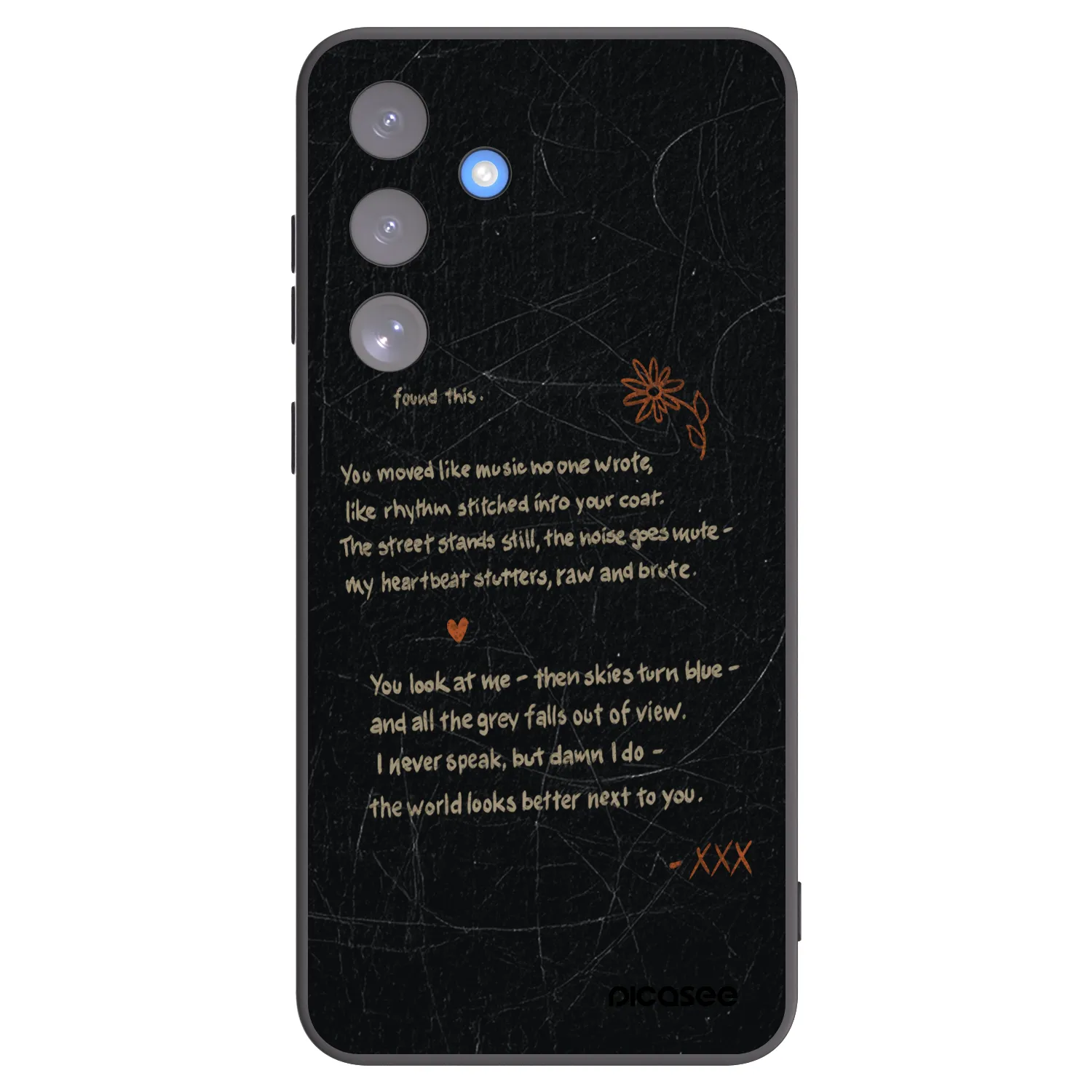 Picasee silikonowe czarne etui na Samsung Galaxy S25 FE 5G - POET