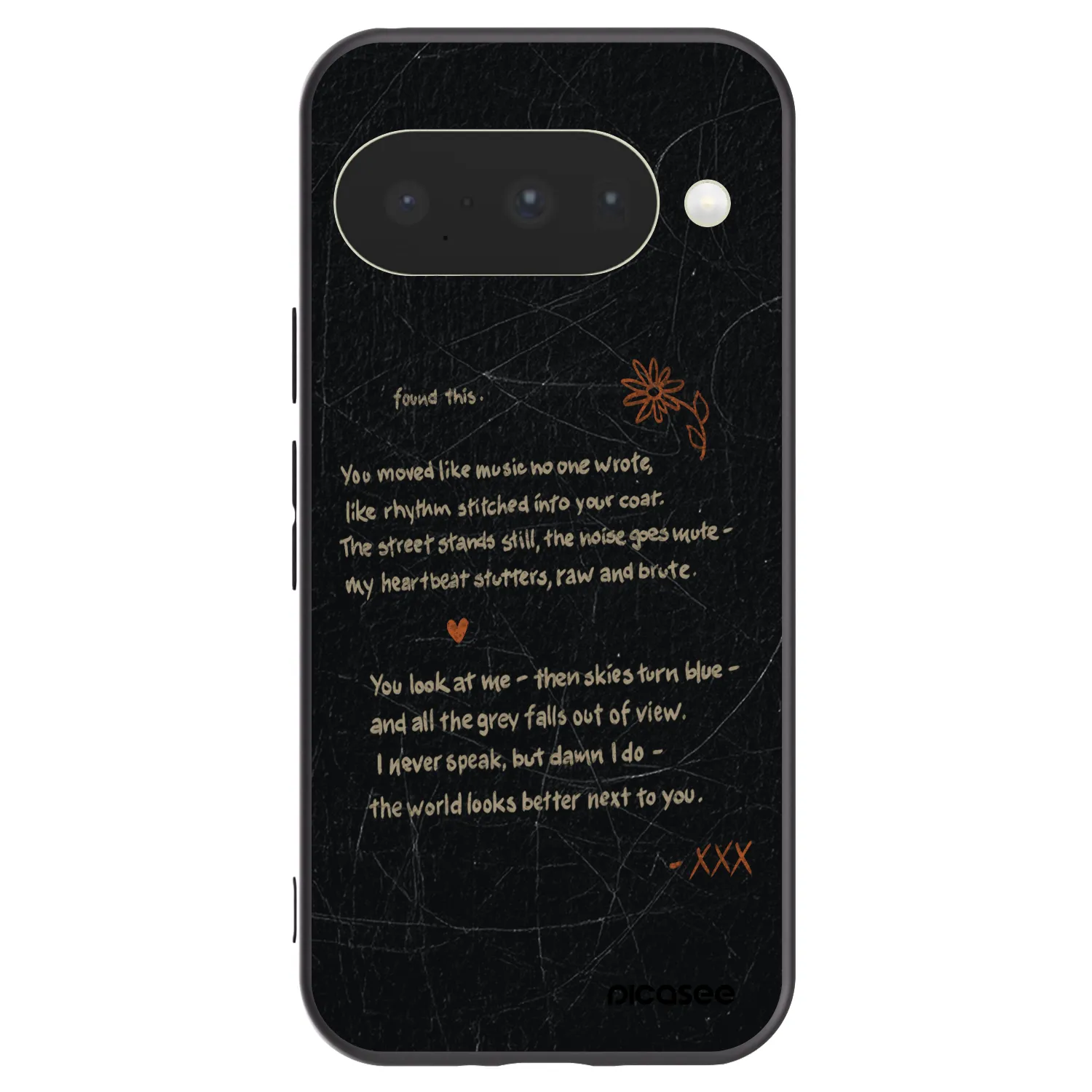 Picasee silikonowe czarne etui na Google Pixel 10 - POET