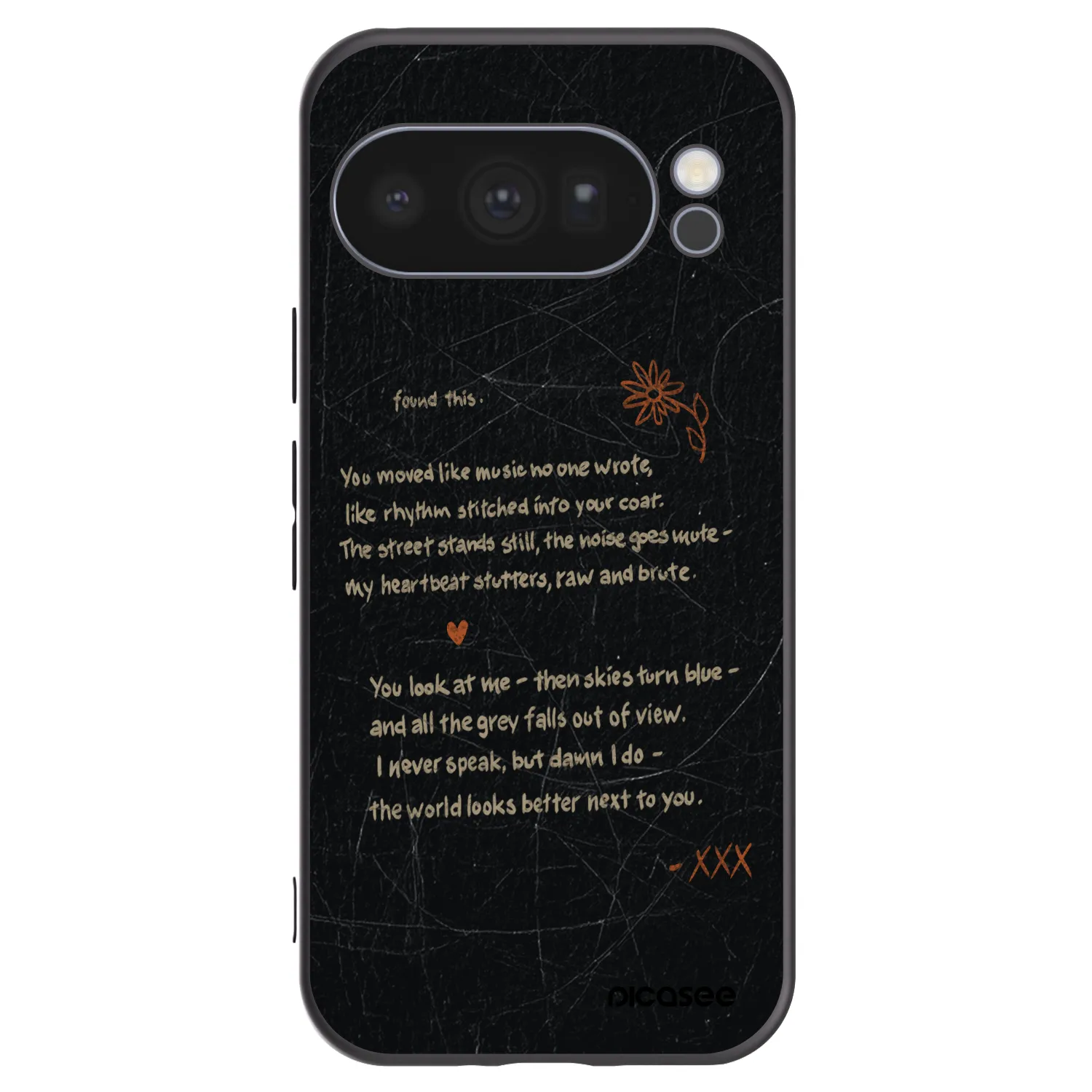 Picasee silikonowe czarne etui na Google Pixel 10 Pro - POET