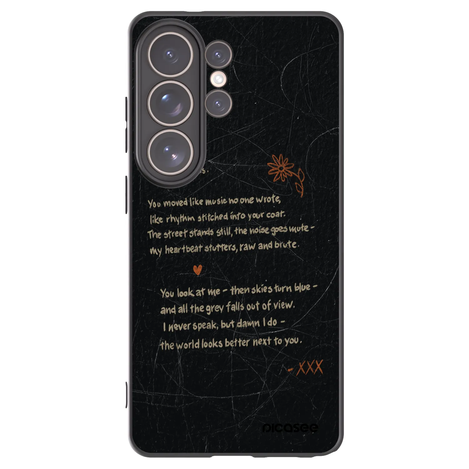 Picasee silikonowe czarne etui na Samsung Galaxy S26 Ultra - POET