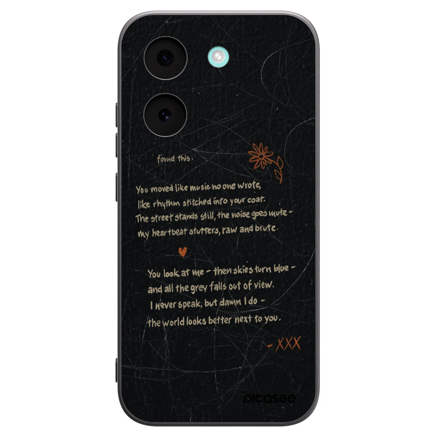 Picasee silikonowe czarne etui na Xiaomi Poco X8 Pro - POET