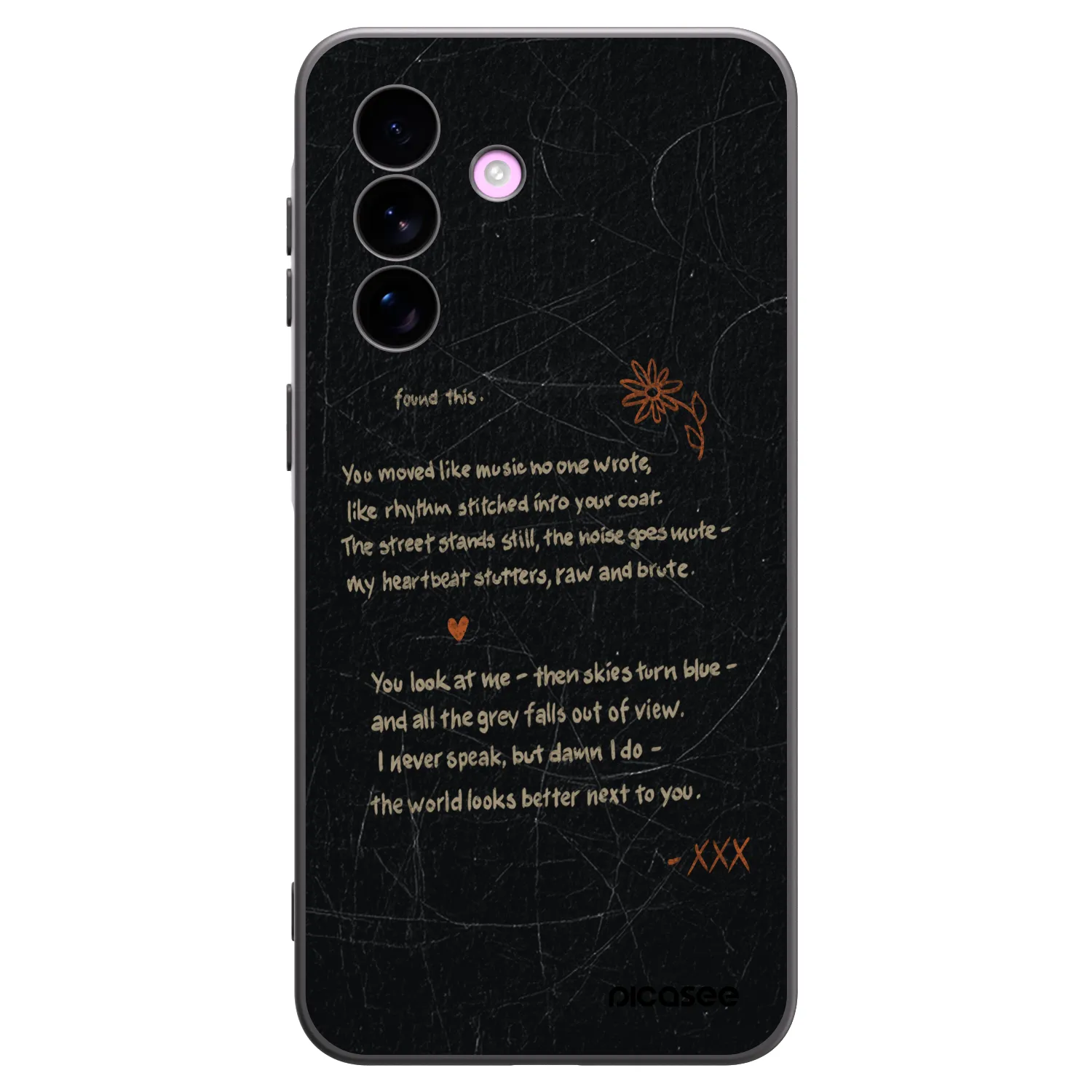 Picasee silikonowe czarne etui na Samsung Galaxy A57 5G - POET