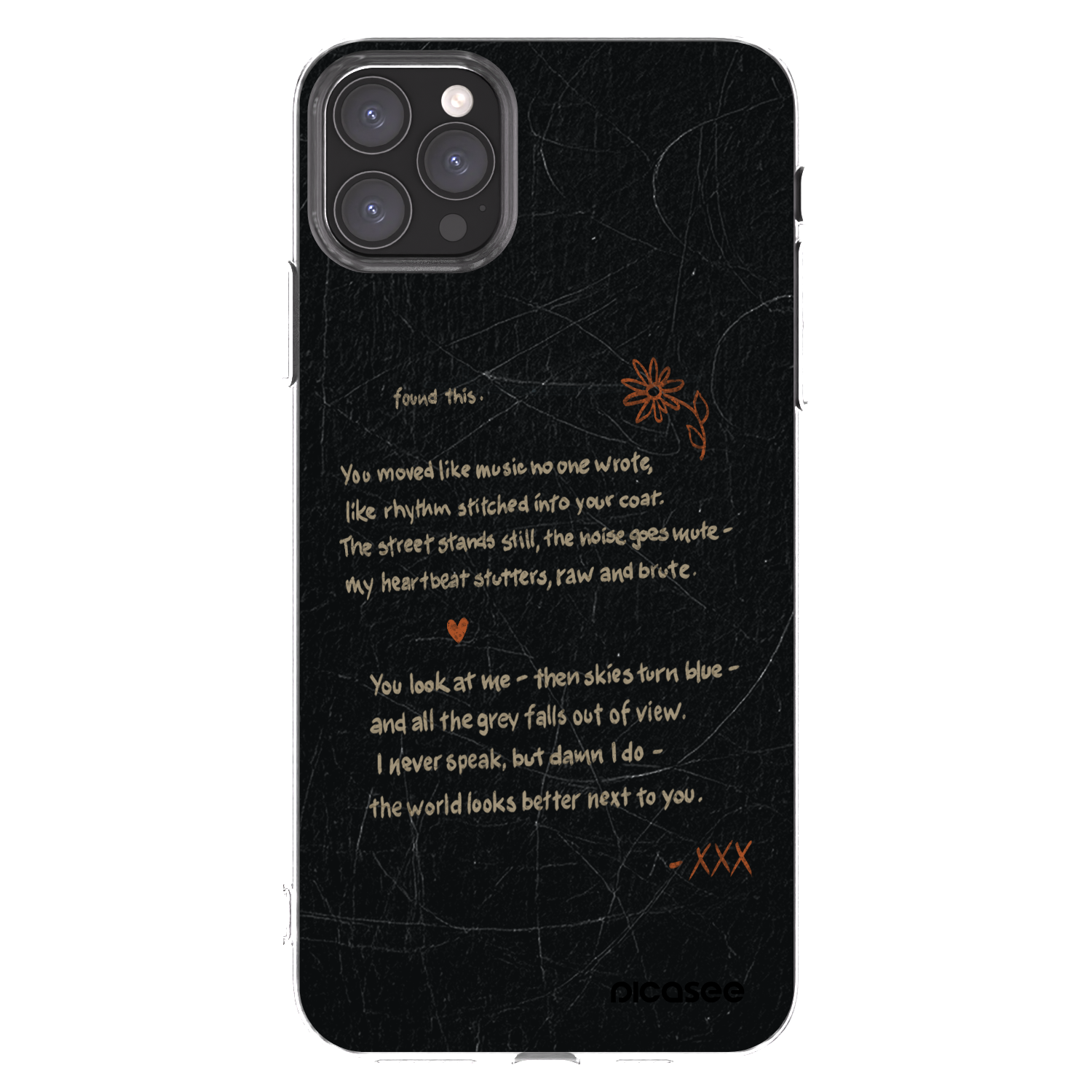 Picasee silikonowe przeźroczyste etui na Apple iPhone 11 Pro Max - POET