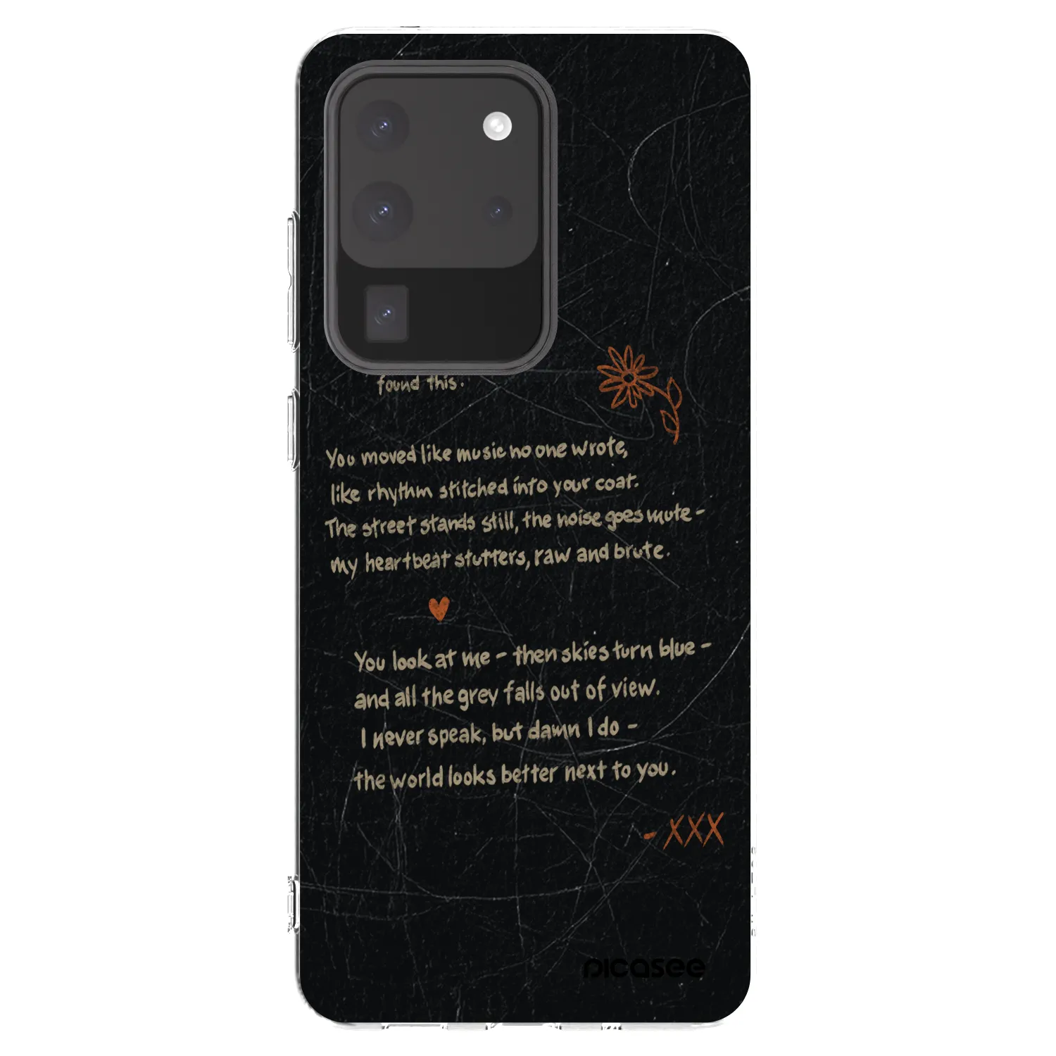 Picasee silikonowe przeźroczyste etui na Samsung Galaxy S20 Ultra 5G G988F - POET