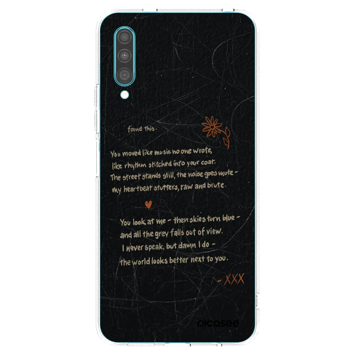 Picasee silikonowe przeźroczyste etui na Samsung Galaxy A30s A307F - POET