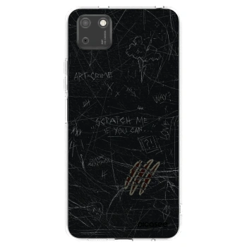 Picasee silikonowe przeźroczyste etui na Huawei Y5P - SCRATCH