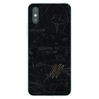Picasee silikonowe przeźroczyste etui na Xiaomi Redmi 9A - SCRATCH