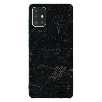 Picasee silikonowe przeźroczyste etui na Samsung Galaxy M51 M515F - SCRATCH