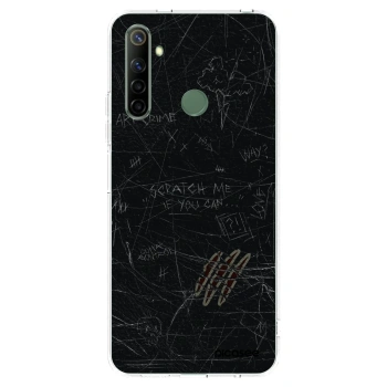 Picasee silikonowe przeźroczyste etui na Realme 6i - SCRATCH