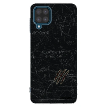 Picasee silikonowe przeźroczyste etui na Samsung Galaxy A12 A125F - SCRATCH