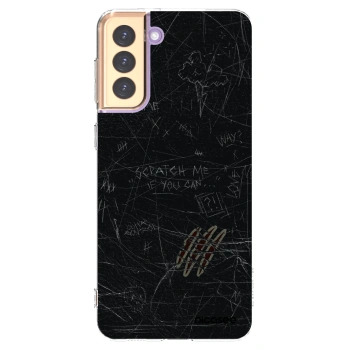Picasee silikonowe przeźroczyste etui na Samsung Galaxy S21+ 5G G996F - SCRATCH