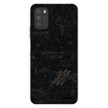 Picasee silikonowe przeźroczyste etui na Xiaomi Poco M3 - SCRATCH