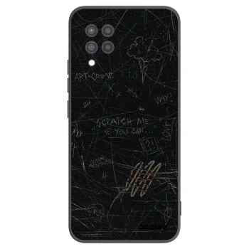Picasee silikonowe czarne etui na Samsung Galaxy A42 A426B - SCRATCH