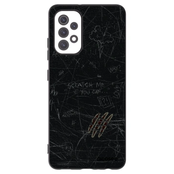 Picasee silikonowe czarne etui na Samsung Galaxy A32 5G A326B - SCRATCH