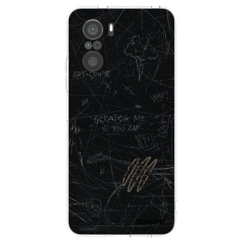 Picasee silikonowe przeźroczyste etui na Xiaomi Poco F3 - SCRATCH