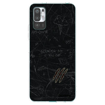 Picasee silikonowe przeźroczyste etui na Xiaomi Redmi Note 10 5G - SCRATCH