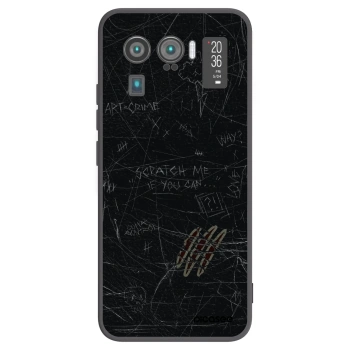 Picasee silikonowe czarne etui na Xiaomi Mi 11 Ultra - SCRATCH