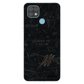 Picasee silikonowe przeźroczyste etui na Realme C21 - SCRATCH