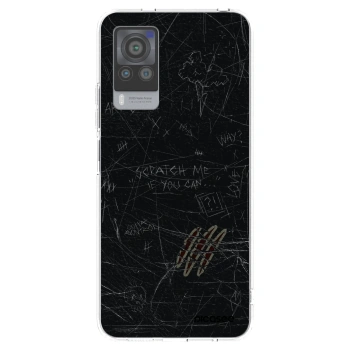Picasee silikonowe przeźroczyste etui na Vivo X60 Pro 5G - SCRATCH