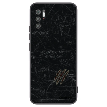 Picasee silikonowe czarne etui na Xiaomi Poco M3 Pro 5G - SCRATCH