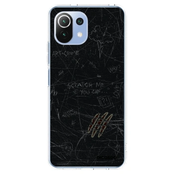 Picasee silikonowe przeźroczyste etui na Xiaomi 11 Lite 5G NE - SCRATCH