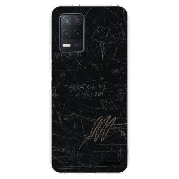Picasee silikonowe przeźroczyste etui na Realme 8 5G - SCRATCH