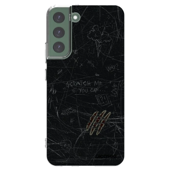 Picasee silikonowe przeźroczyste etui na Samsung Galaxy S22+ 5G - SCRATCH