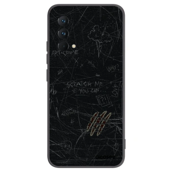 Picasee silikonowe czarne etui na Realme GT Master Edition 5G - SCRATCH