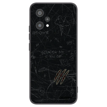 Picasee silikonowe czarne etui na Realme 9 Pro 5G - SCRATCH