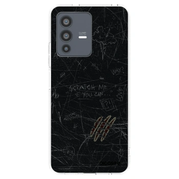 Picasee silikonowe przeźroczyste etui na Vivo V23 5G - SCRATCH